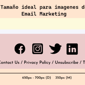 tamaño imagenes email marketing