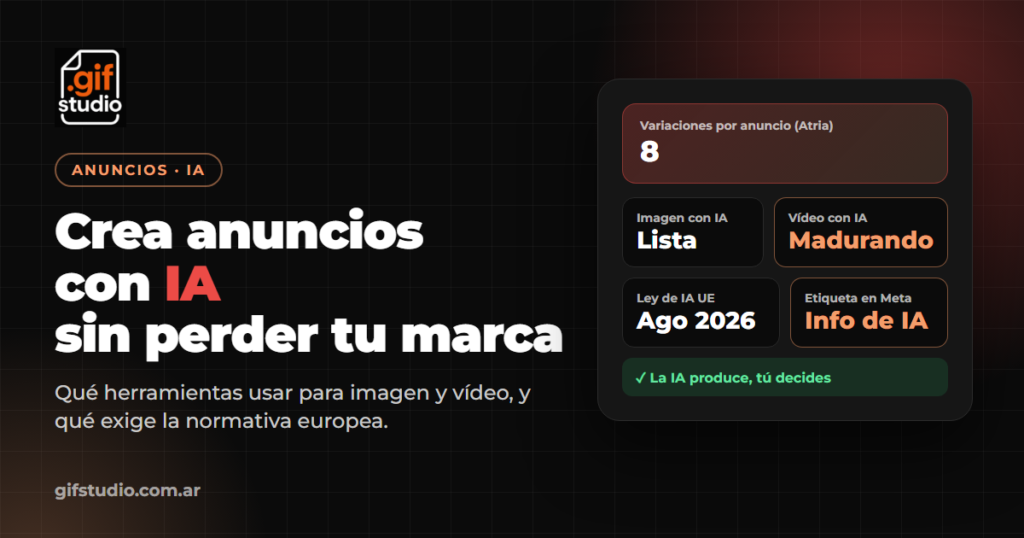 Crear anuncios con IA para Meta y TikTok