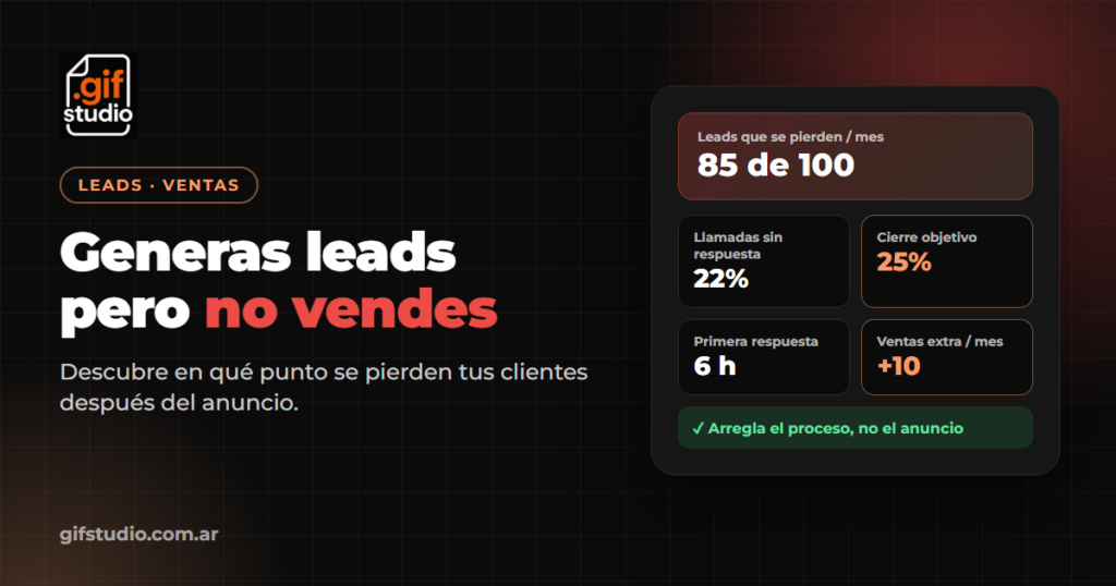 Leads que no se convierten en ventas: dónde se pierden
