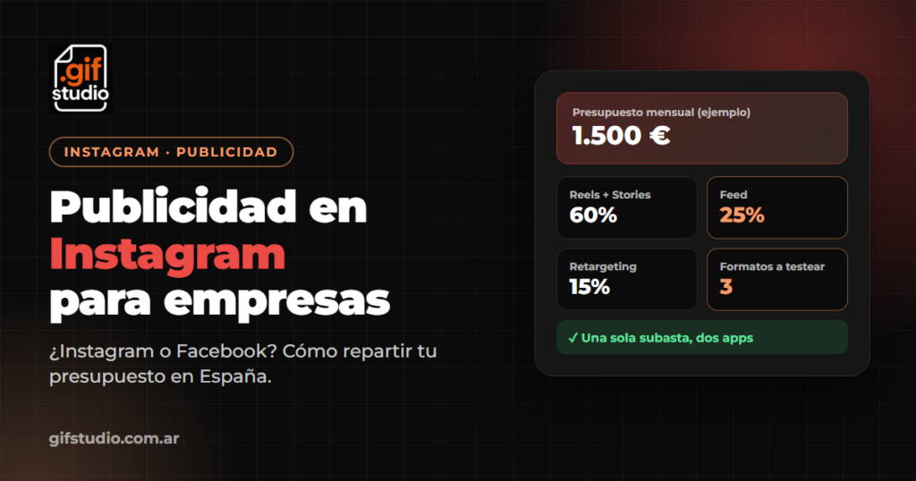 Publicidad en Instagram para empresas en España