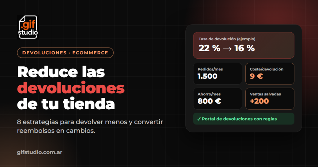 Estrategias para reducir las devoluciones de una tienda online